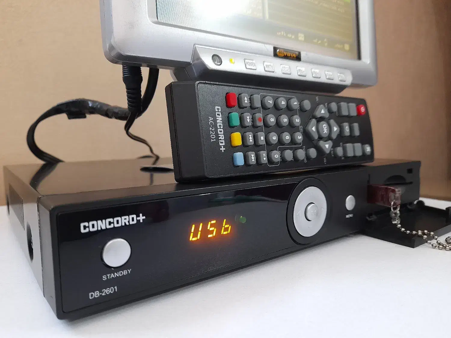 گیرنده دیجیتال +CONCORD مدل DB-2601|پخشکننده DVD و ویدیو|قزوین, |دیوار