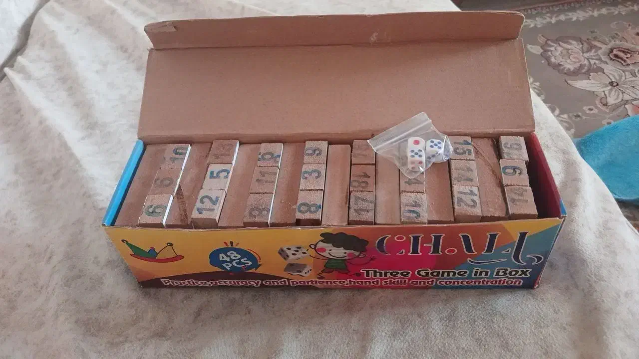 بازی فکری برج هیجان کودکان ونوجوان وبزرگ سالان|اسباببازی|قزوین, |دیوار