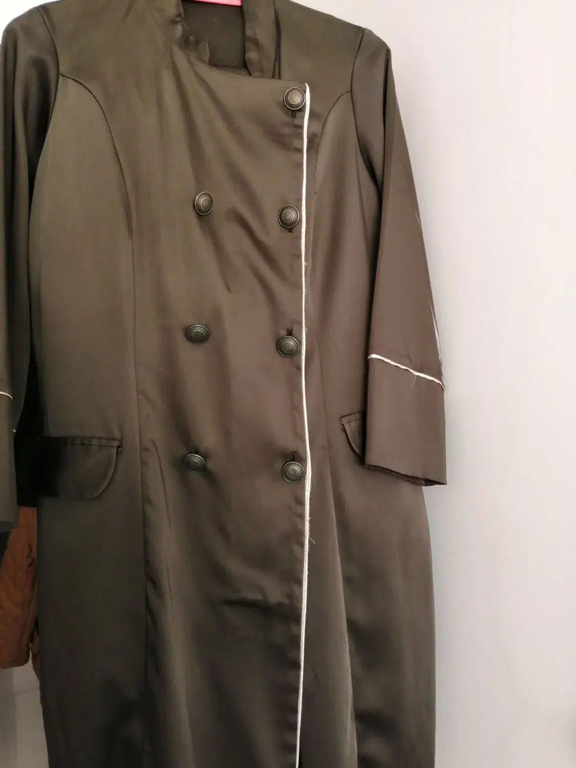 مانتو ساتن مجلسی یشمی|لباس|بجنورد, |دیوار