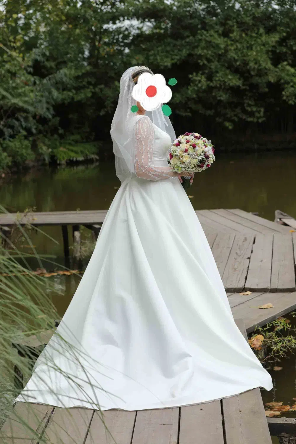 لباس عروس دوخت مزون زن نارنجی|لباس|رشت, یخسازی|دیوار