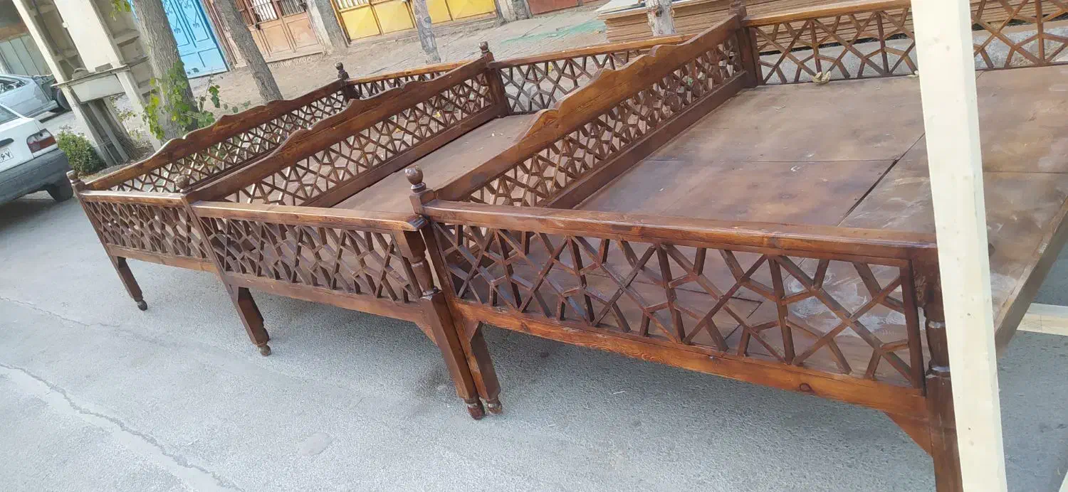 تخت سنتی 1.5در2|تخت و سرویس خواب|لنجان, |دیوار