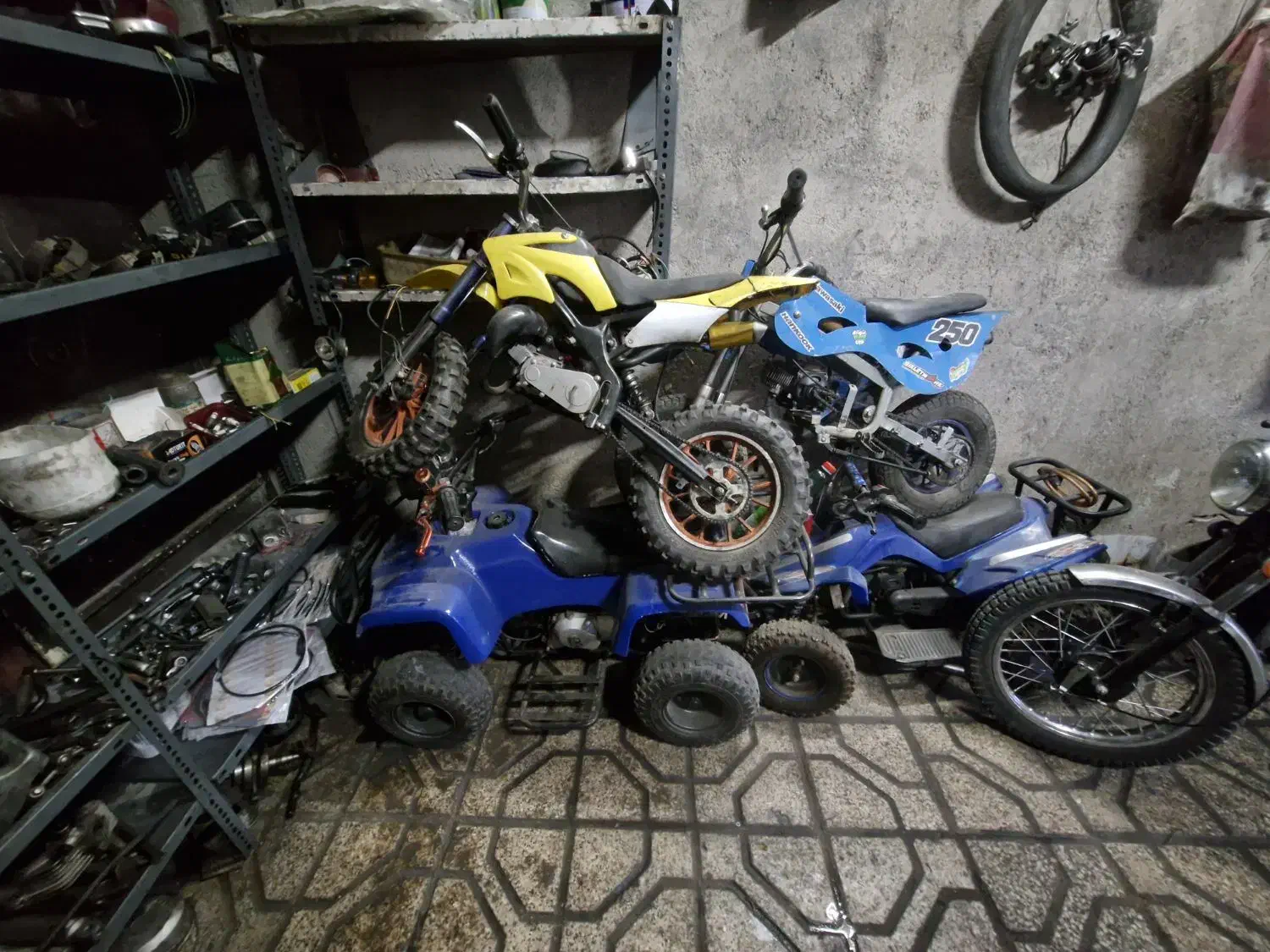 چهارعدد مینی تریل وچهارچرخ|موتورسیکلت|مشهد, ایوان|دیوار