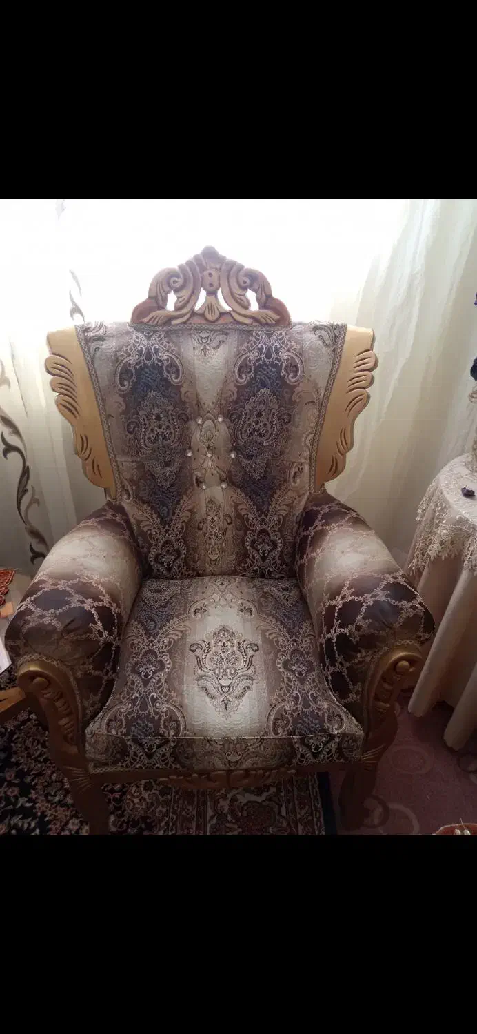 مبل ۷نفره درحد نو|مبلمان خانگی و میز عسلی|سهند, |دیوار