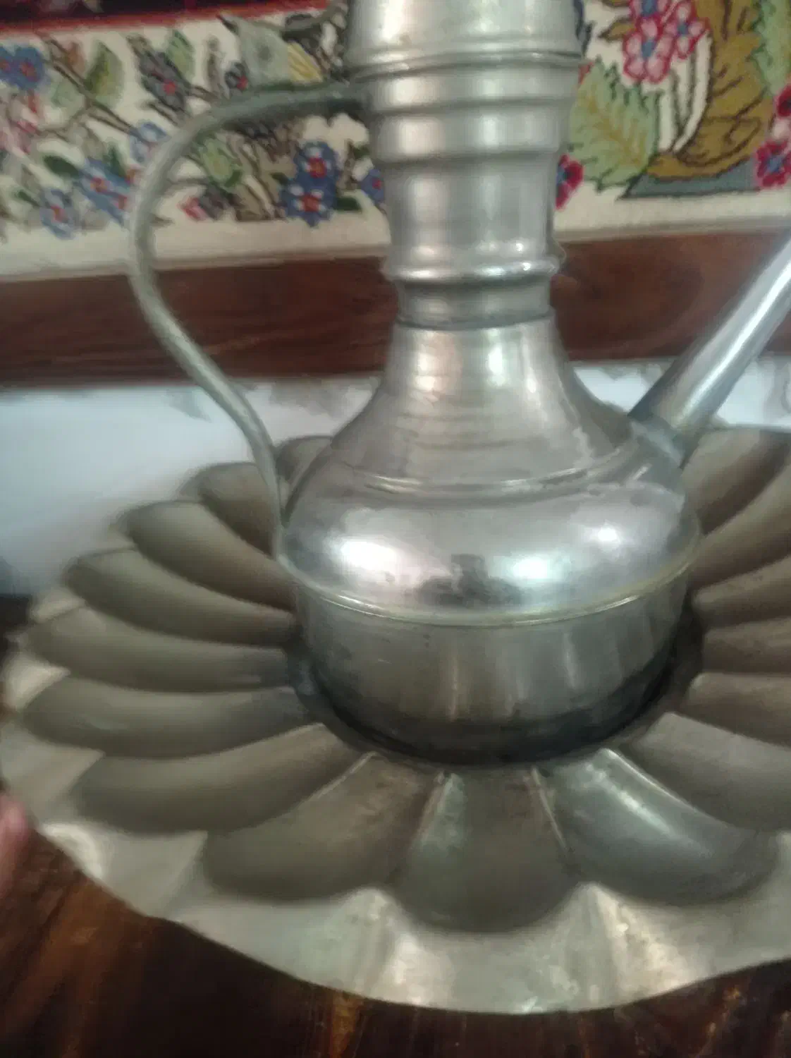 آفتابه لگن قاجاری|کلکسیون اشیاء عتیقه|اراک, |دیوار