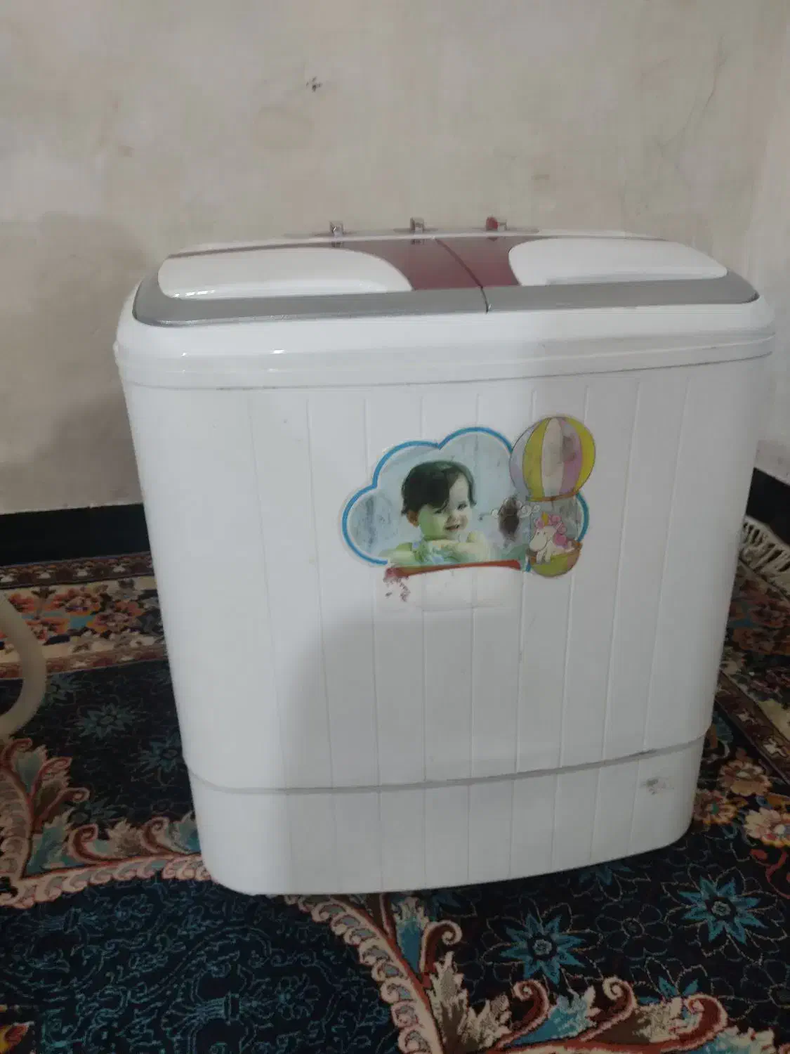 ماشین لباسشویی در حجم کوچک دو قلو سالم و تمیز|ماشین لباسشویی و خشک‌کن لباس|چرام, |دیوار