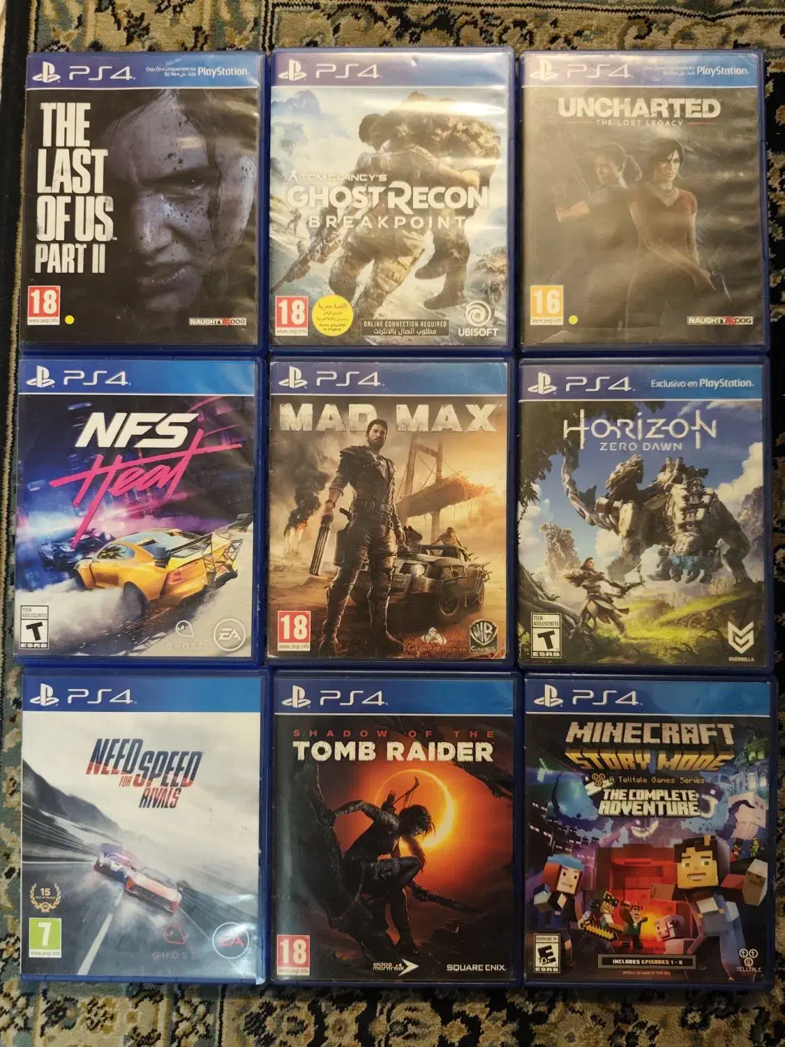 بازی ps4 lastofus heat rivals tombraider uncharted|کنسول، بازی ویدئویی و آنلاین|تهران, صد دستگاه|دیوار