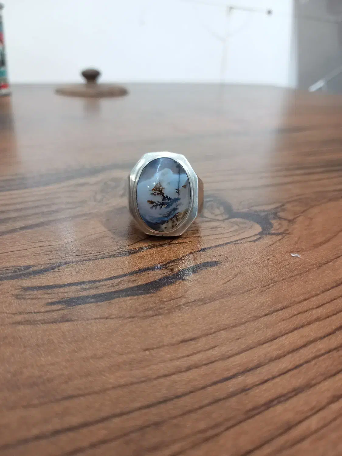 انگشتر شجر طبیعی بدون تراش|جواهرات|بروجرد, |دیوار