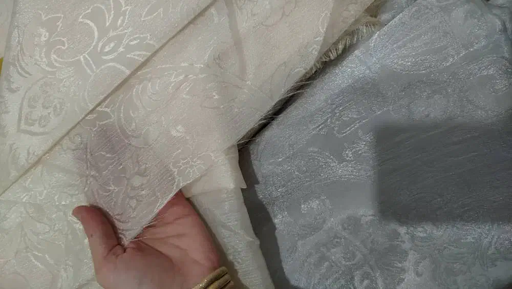 دو عدد پرده ندوخته|پرده، رانر، رومیزی|خرمآباد, |دیوار