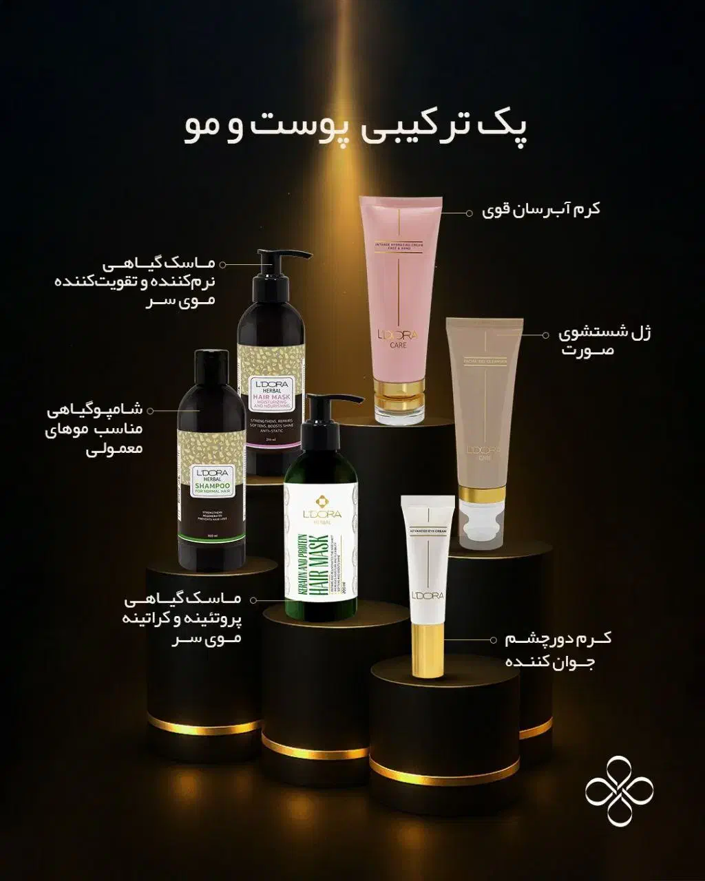 لدورا|آرایشی، بهداشتی، درمانی|رشت, پیرسرا|دیوار