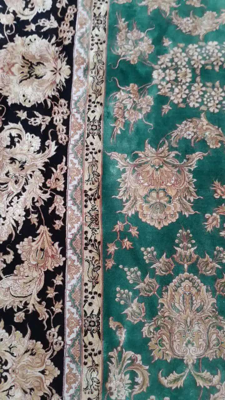 فرش تمام ابریشم|فرش|قم, علی آباد سعدگان|دیوار