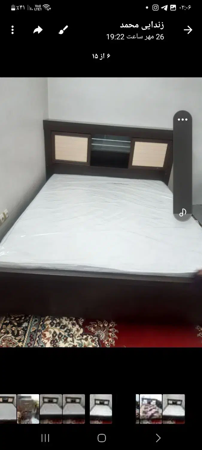 سرویس خواب|تخت و سرویس خواب|رضویه, |دیوار