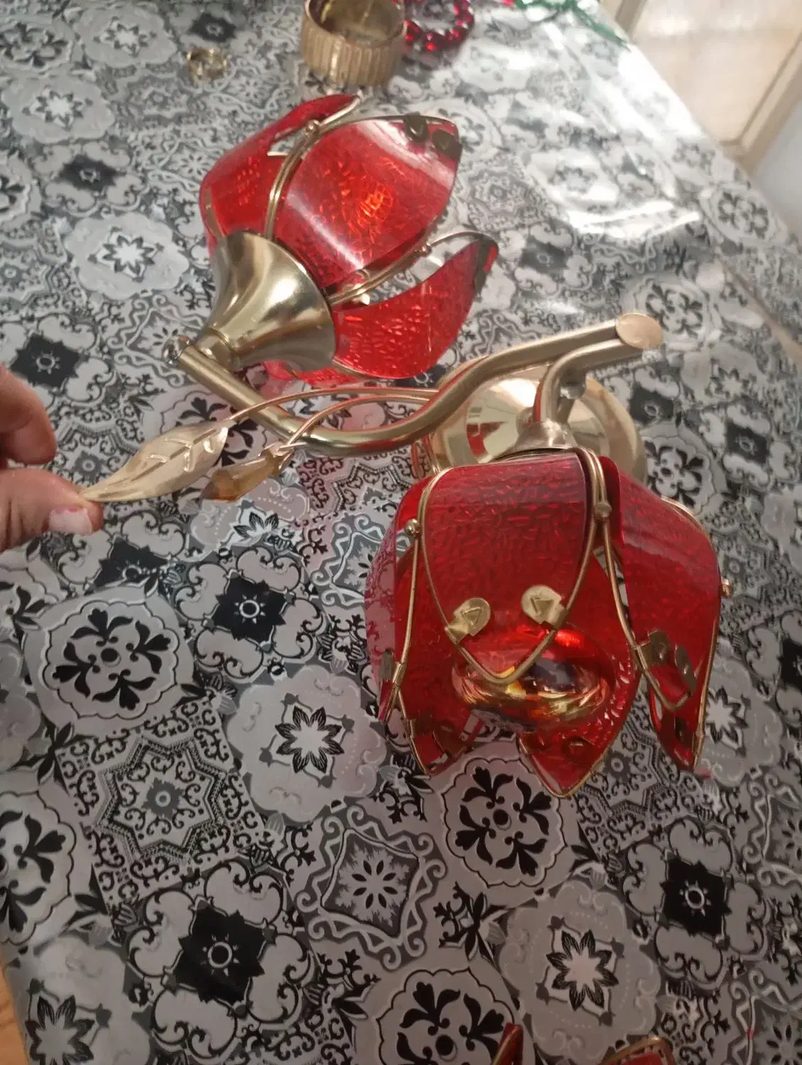 دو عدد لوستر یا شب خواب|لوستر و چراغ آویز|نجف‌آباد, امیرآباد|دیوار