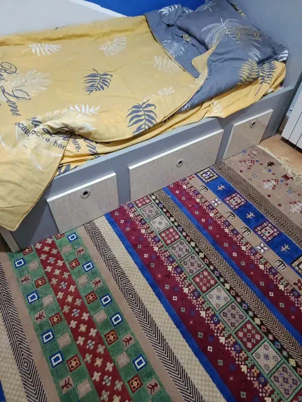 تخت خواب یک نفره|تخت و سرویس خواب|قائم‌شهر, |دیوار