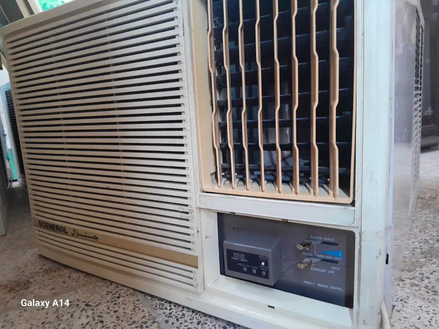 کولر گازی اجنرال ۱۸ هزار کولرگازی پنجره ای|کولر گازی و فن‌کوئل|اسلام‌شهر, مظفریه|دیوار