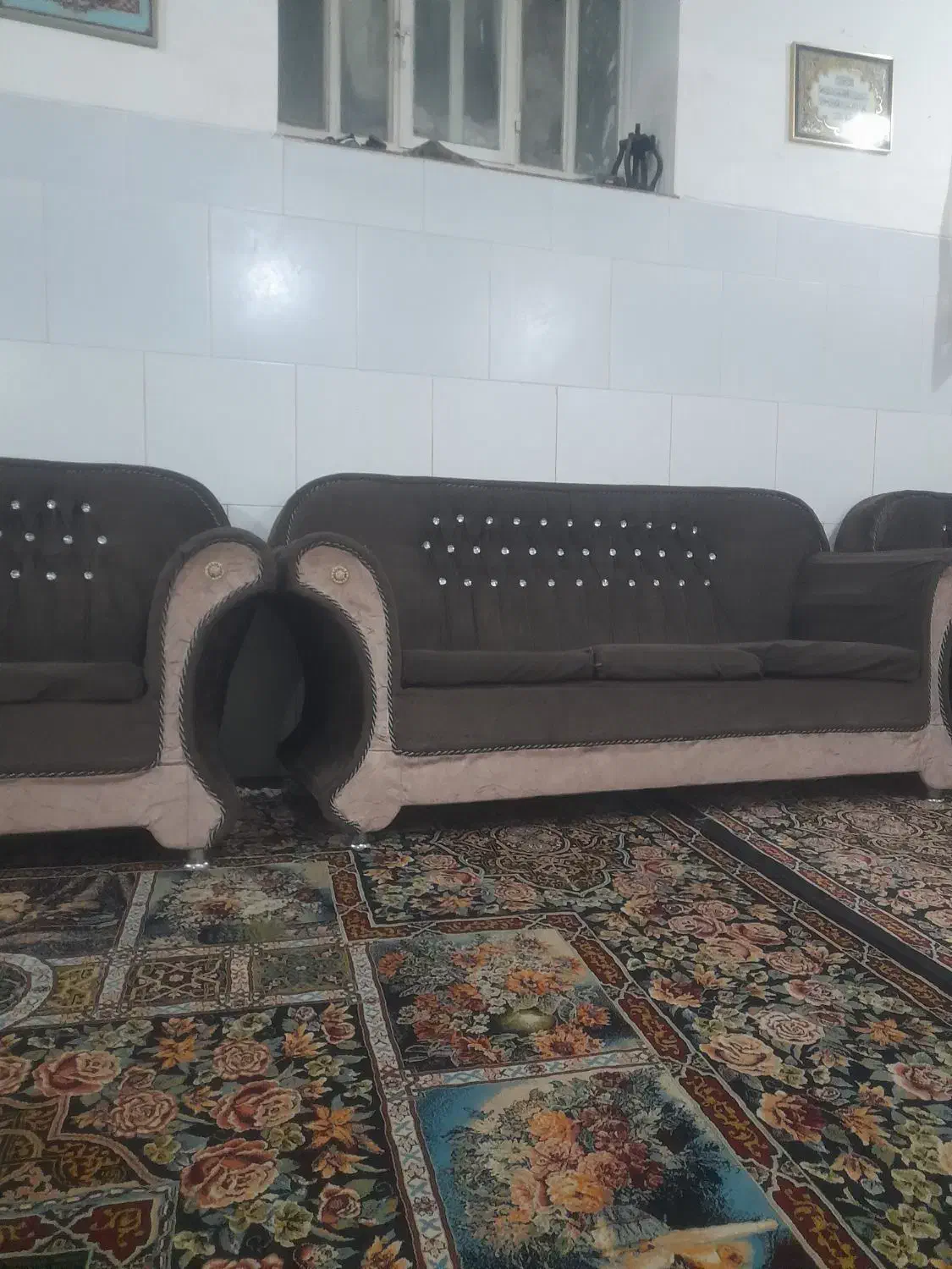 مبل ۵ نفره سالم|مبلمان خانگی و میز عسلی|یزد, |دیوار