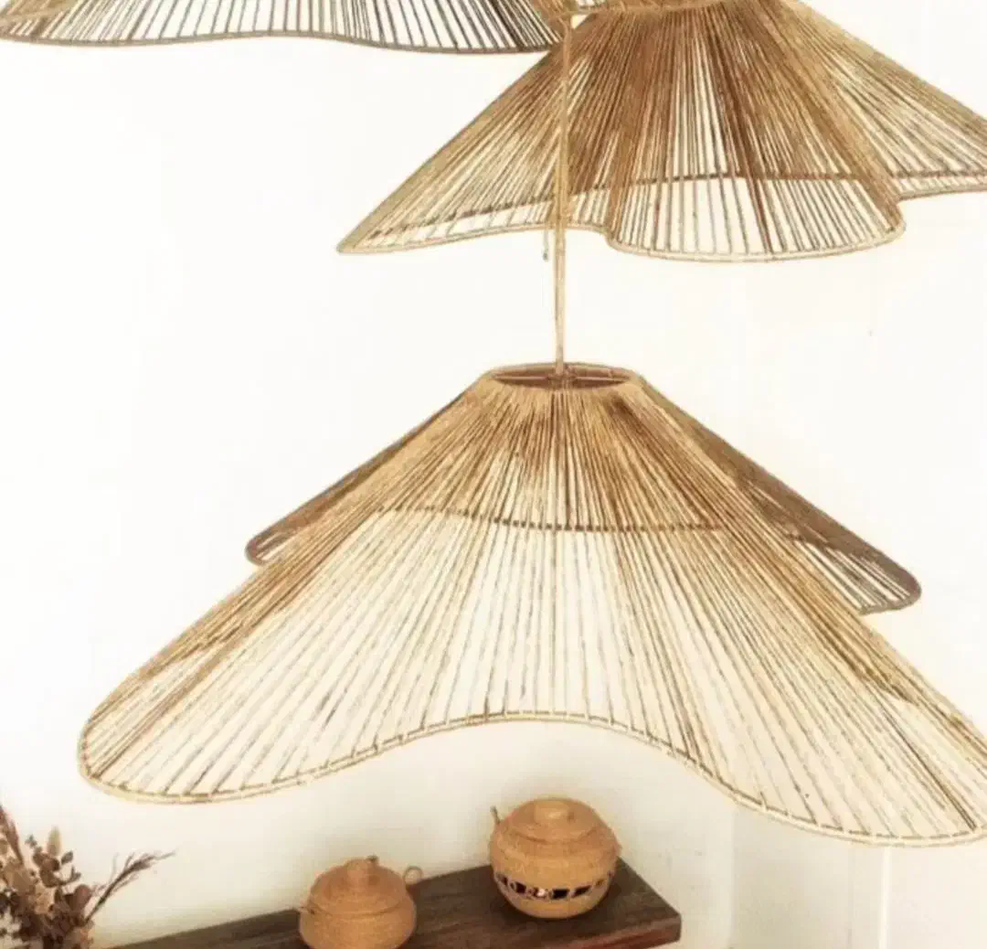 لوستر رافیا|لوستر و چراغ آویز|اهواز, فولادشهر|دیوار