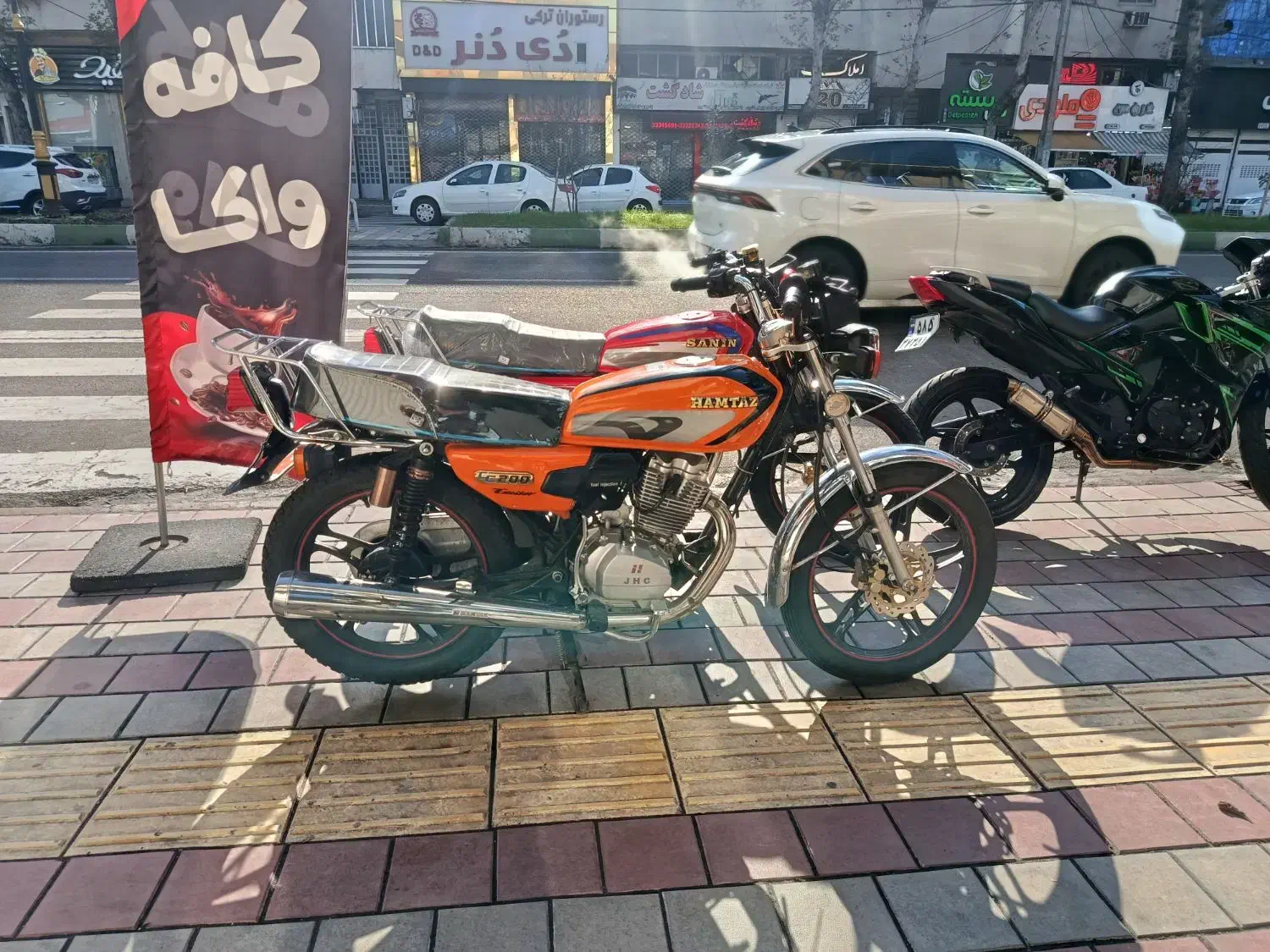 سیکلت همتاز 200cc|موتورسیکلت|رشت, دروازه لاکان|دیوار