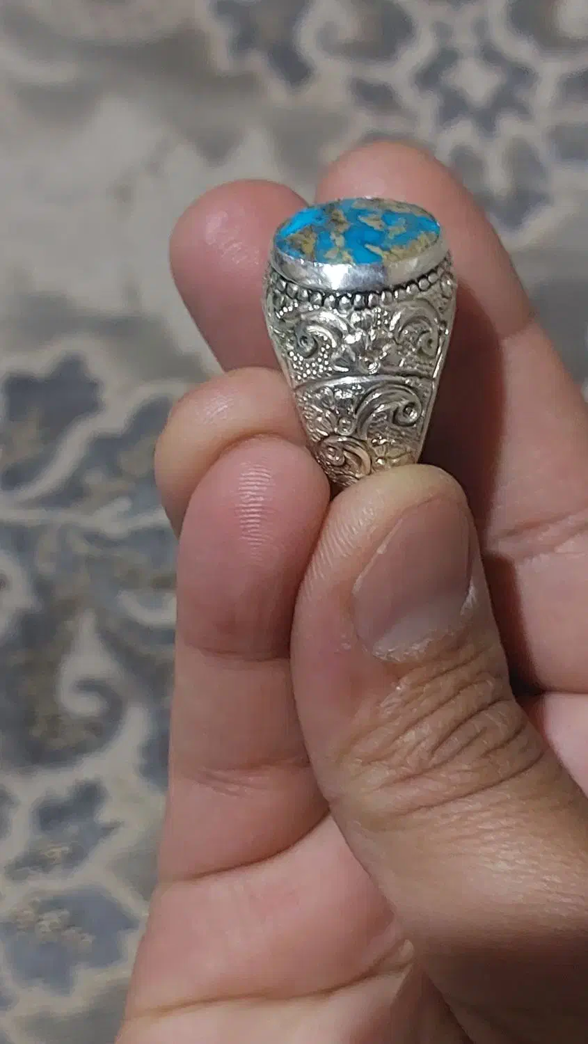 انگشتر فیروزه نیشابور|جواهرات|کرمان, |دیوار