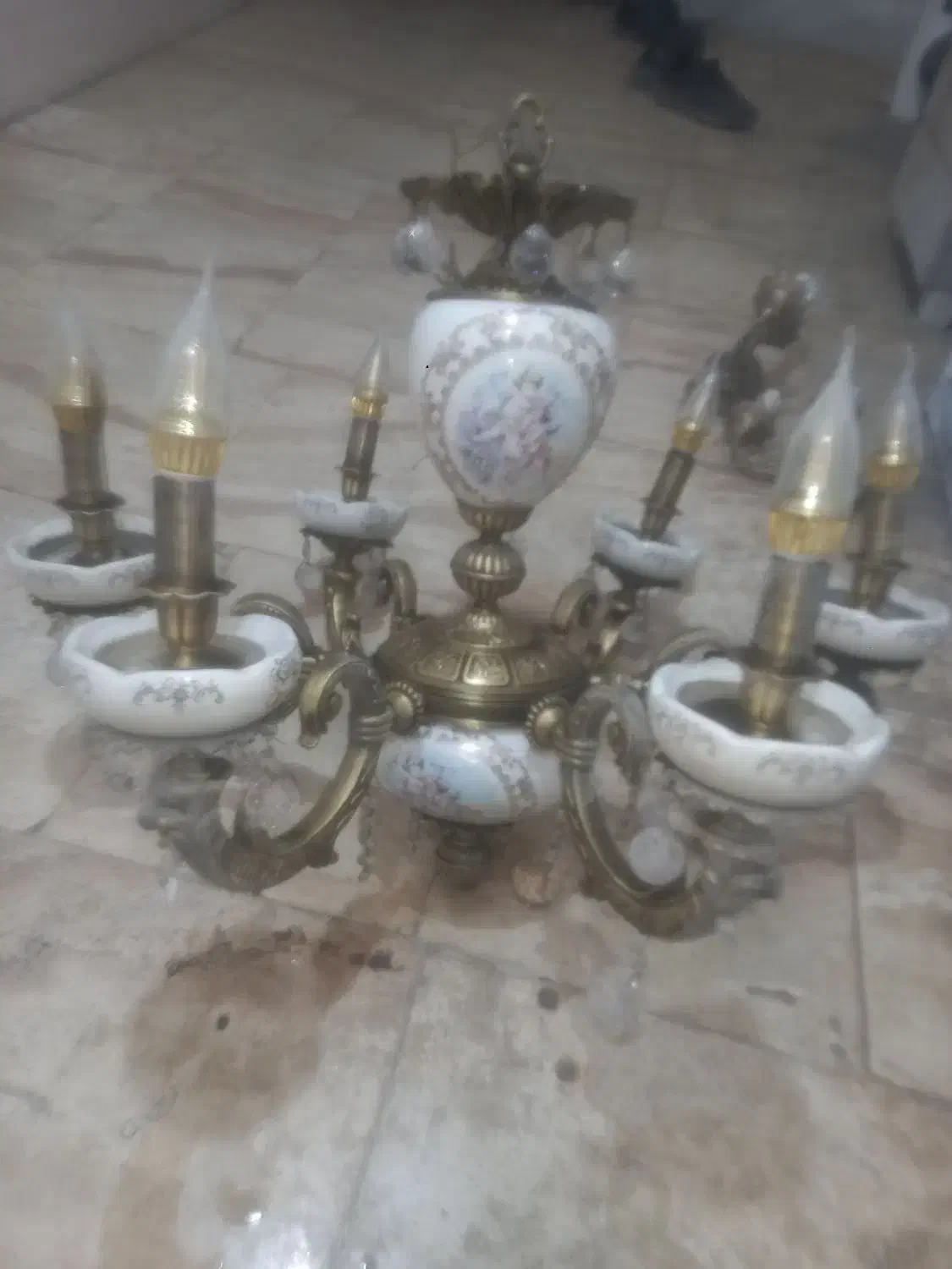 لوستر برنز|لوستر و چراغ آویز|رباط‌کریم, الارد|دیوار