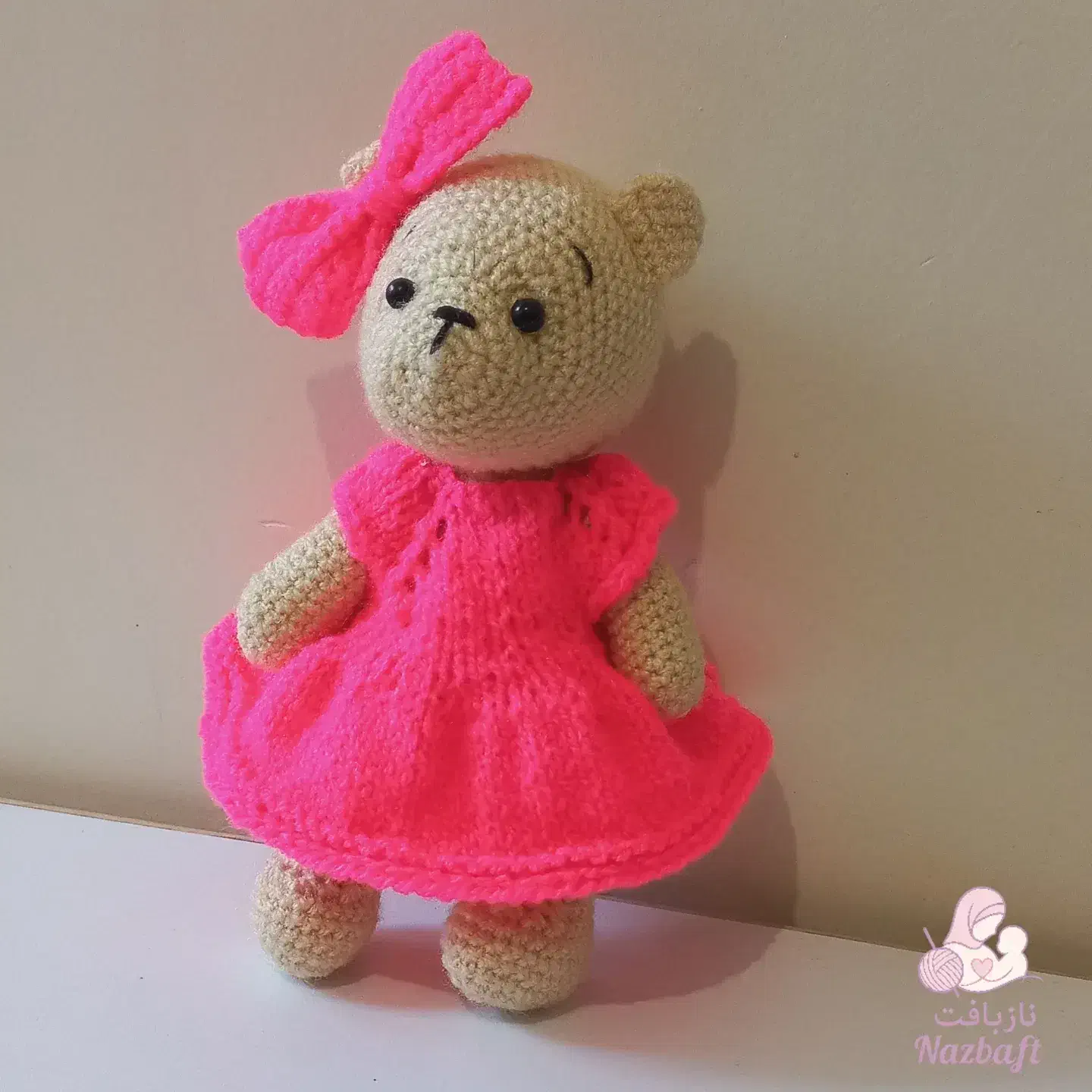 خرس بافتنی (دست بافت)|اسباب‌بازی بچه|کرج, ساسانی (قلمستان)|دیوار