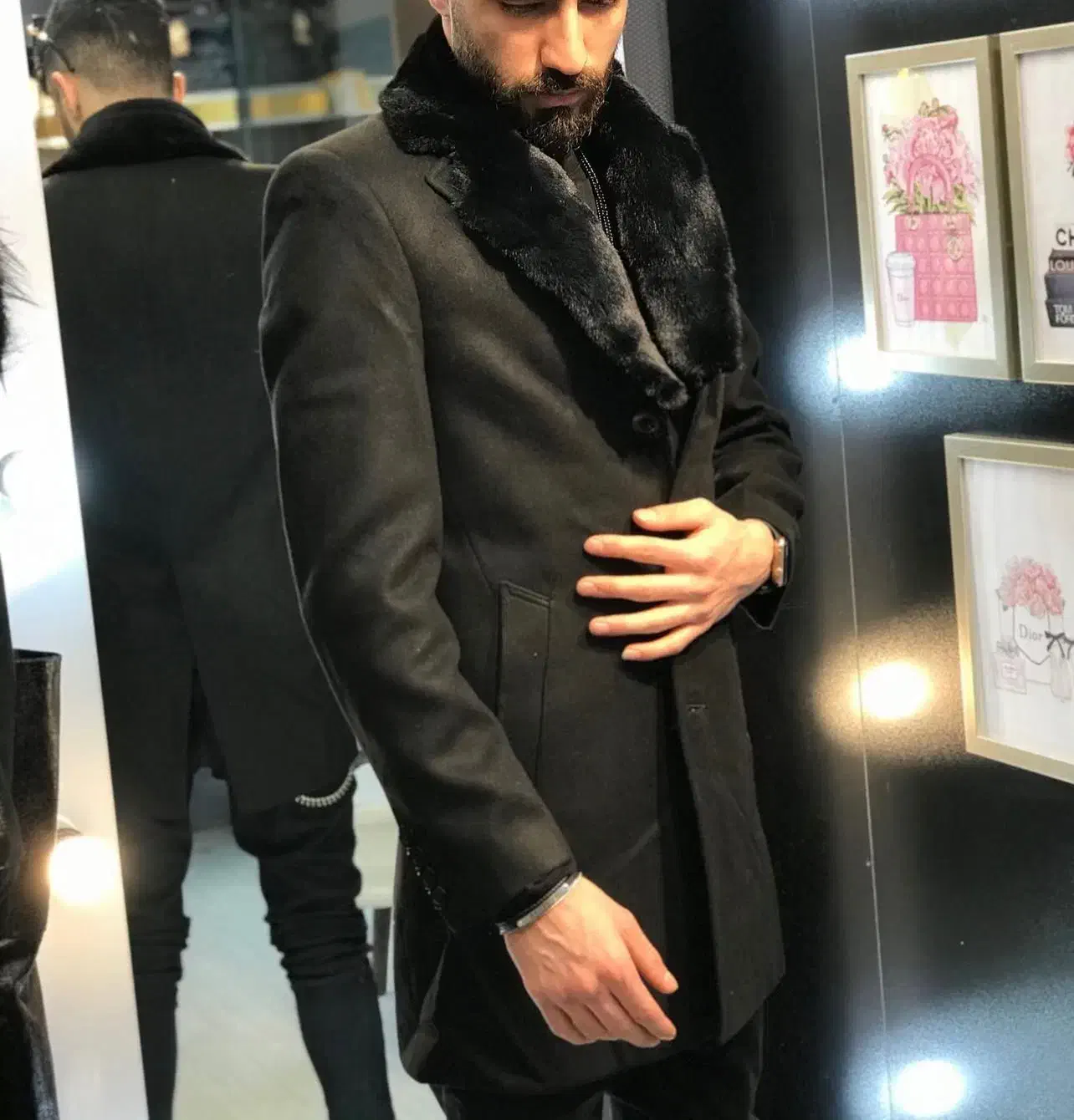 پالتو (اور) نو سایز ایکس لارج|لباس|ساری, |دیوار