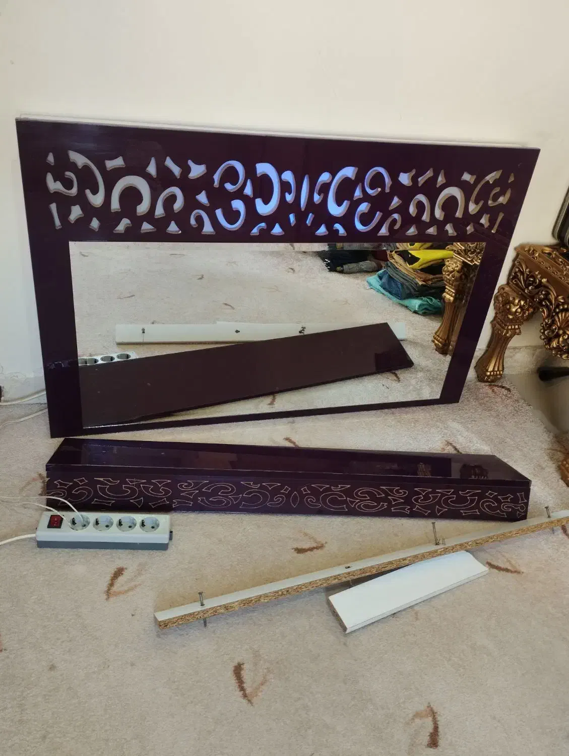 آینه دیواری|آینه|تهران, تهرانسر شمالی|دیوار