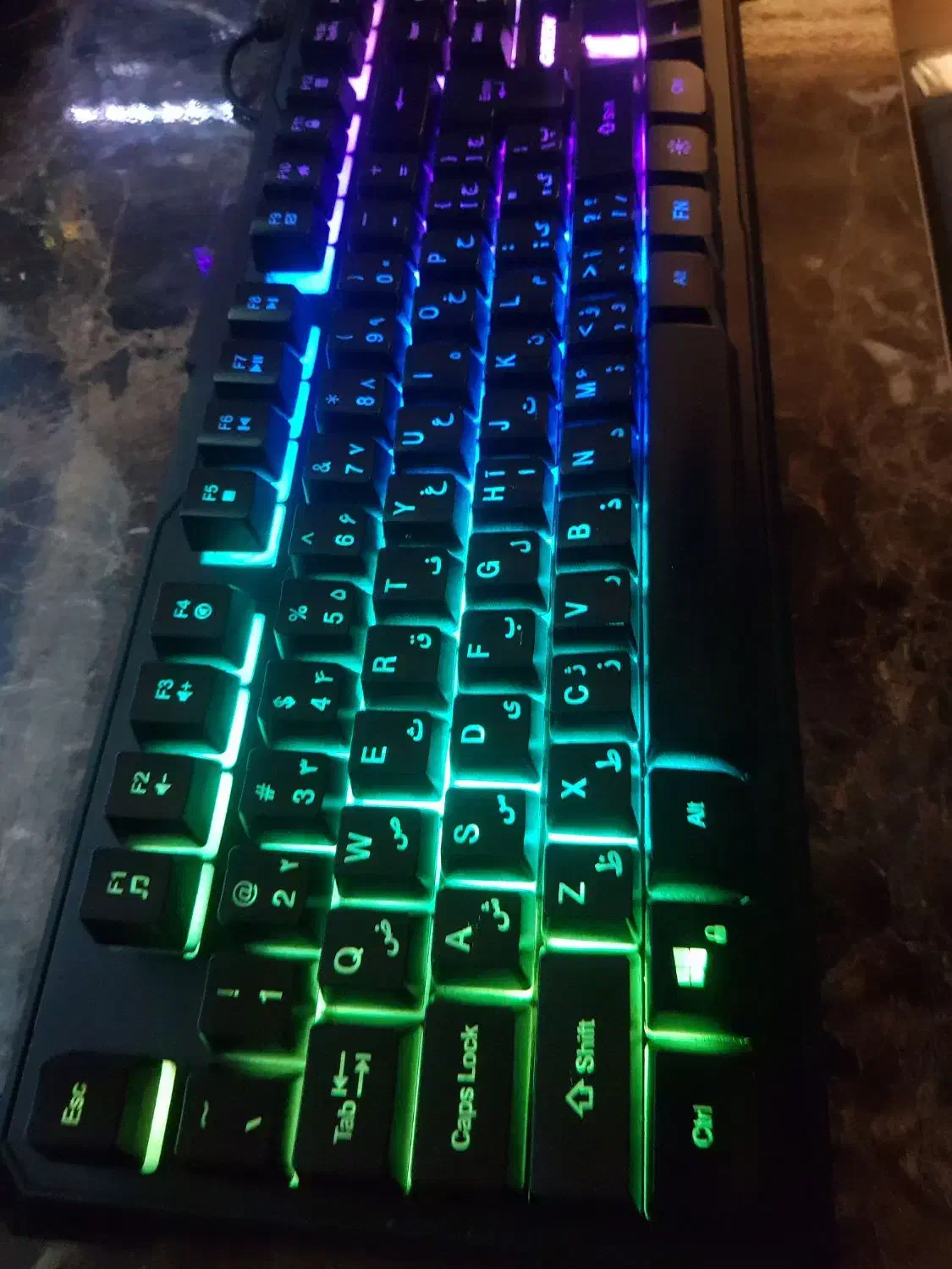 کیبورد green gk-601 rgb|قطعات و لوازم جانبی رایانه|تهران, خزانه|دیوار