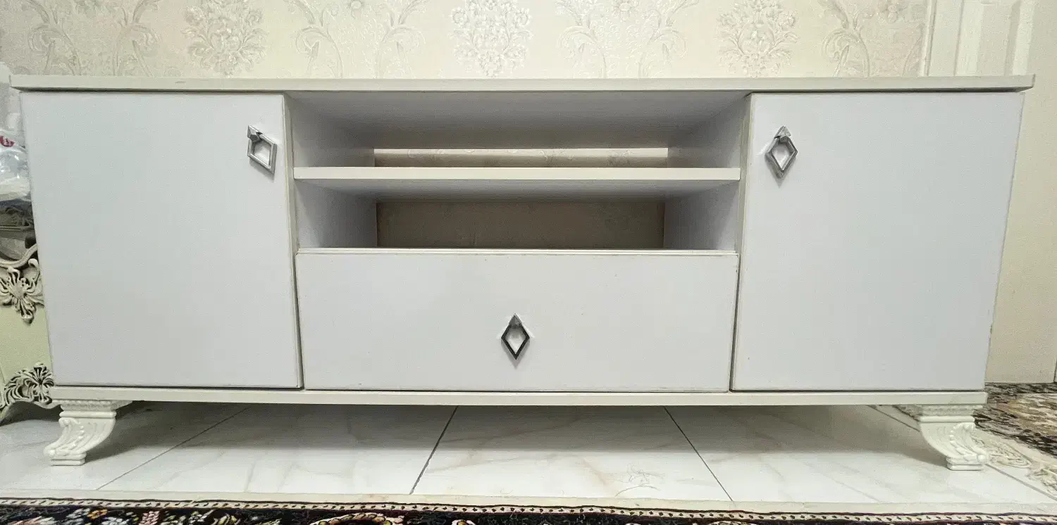 میز تی وی سفید|میز تلویزیون|رشت, باهنر|دیوار