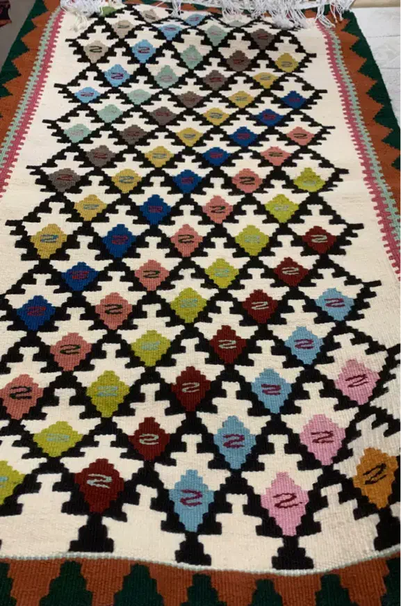 گلیم دستبافت|گلیم، جاجیم، گبه|اردبیل, |دیوار