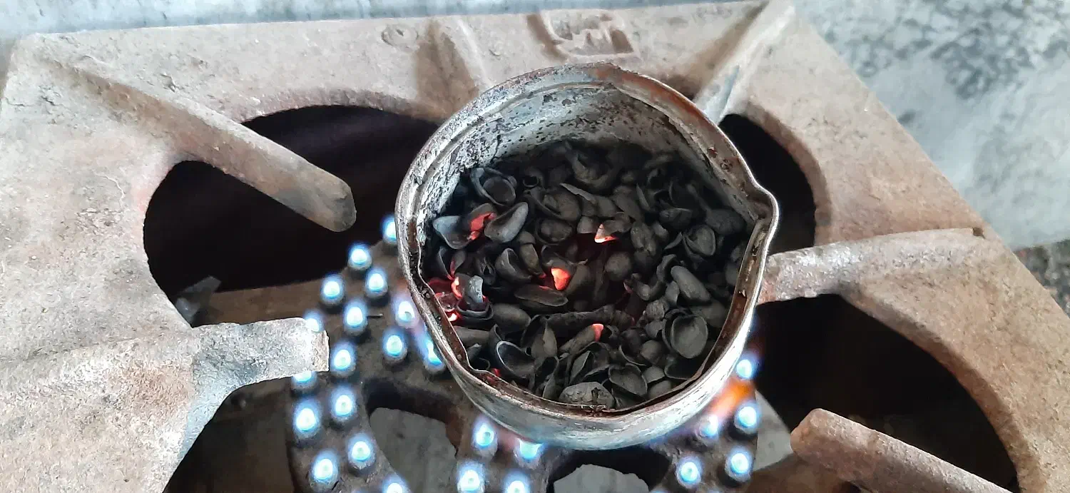 کربن زغال پوسته پوست پسته بادام زردآلو آلبالو|کوهنوردی و کمپینگ|شاهینشهر, مورچه خورت|دیوار