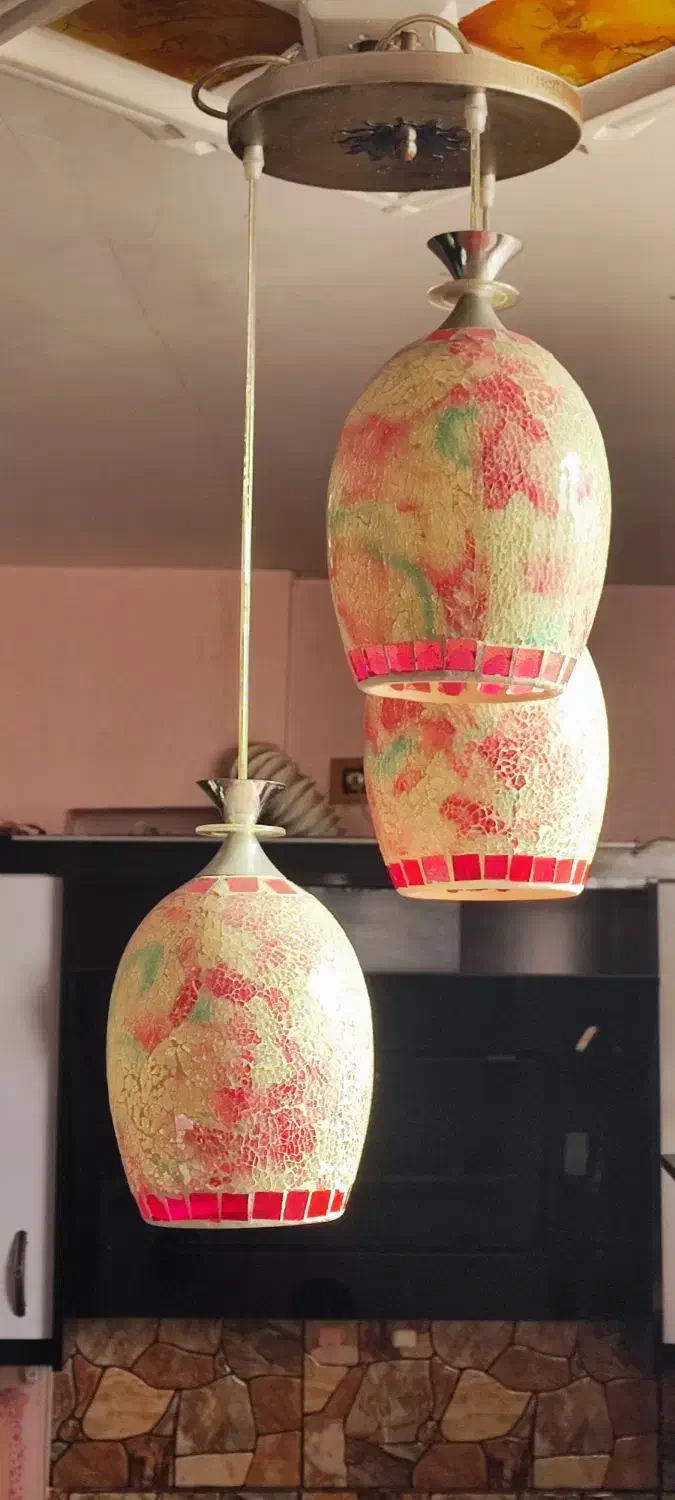 لوستر ۳ شاخه|لوستر و چراغ آویز|مشهد, توس (بلوار توس)|دیوار