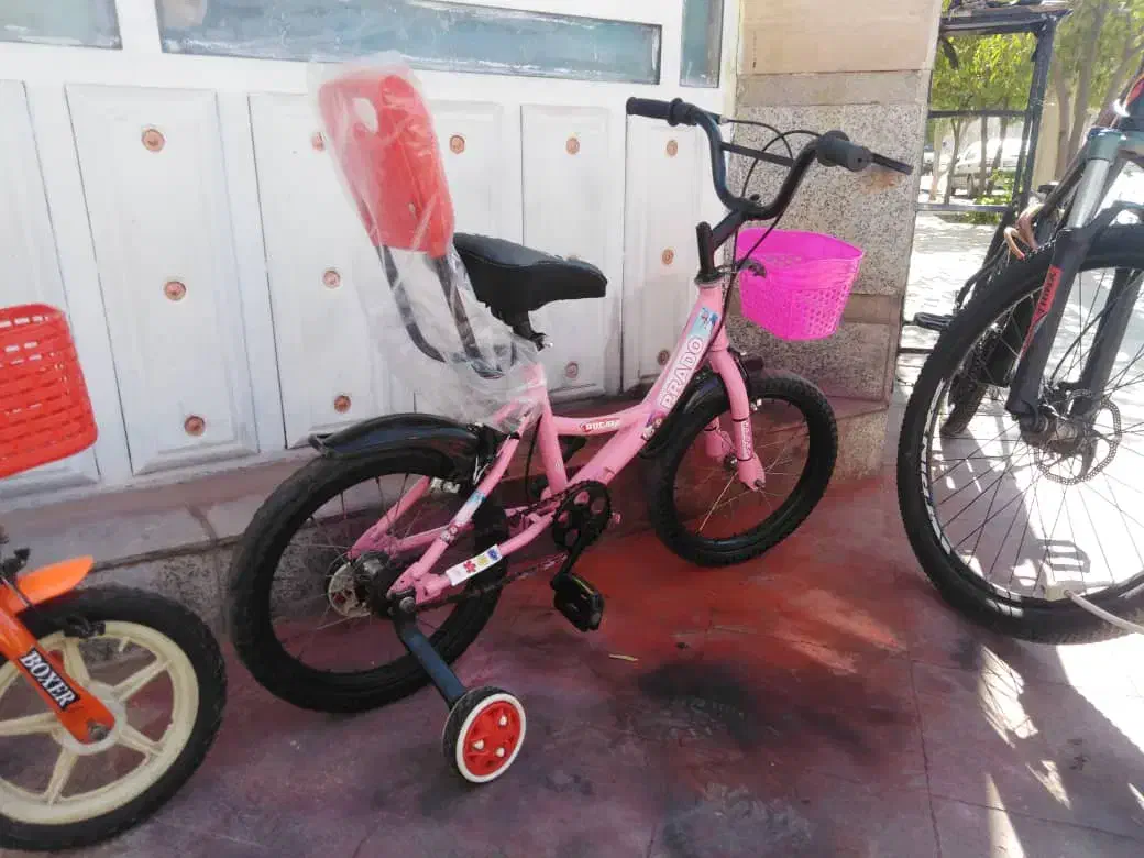 دوچرخه۲۰صورتی وآبی رنگ دنده ای ۱۶و۱۲دخترونه پسرونه|دوچرخه، اسکیت، اسکوتر|بندر ماهشهر, |دیوار