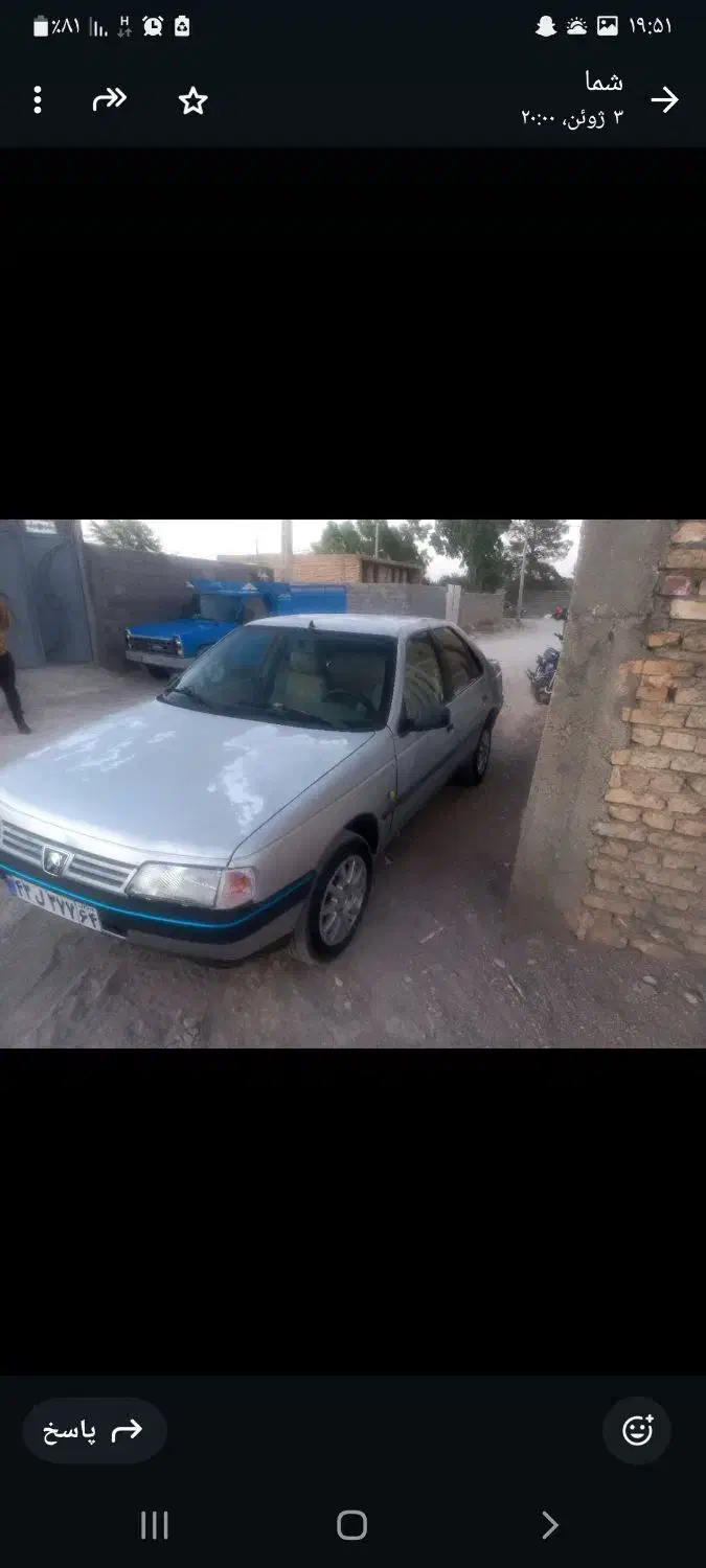 پژو نقر ای ۸۸ تمیز بدون عیب ایراد|خودرو سواری و وانت|خاتم, |دیوار