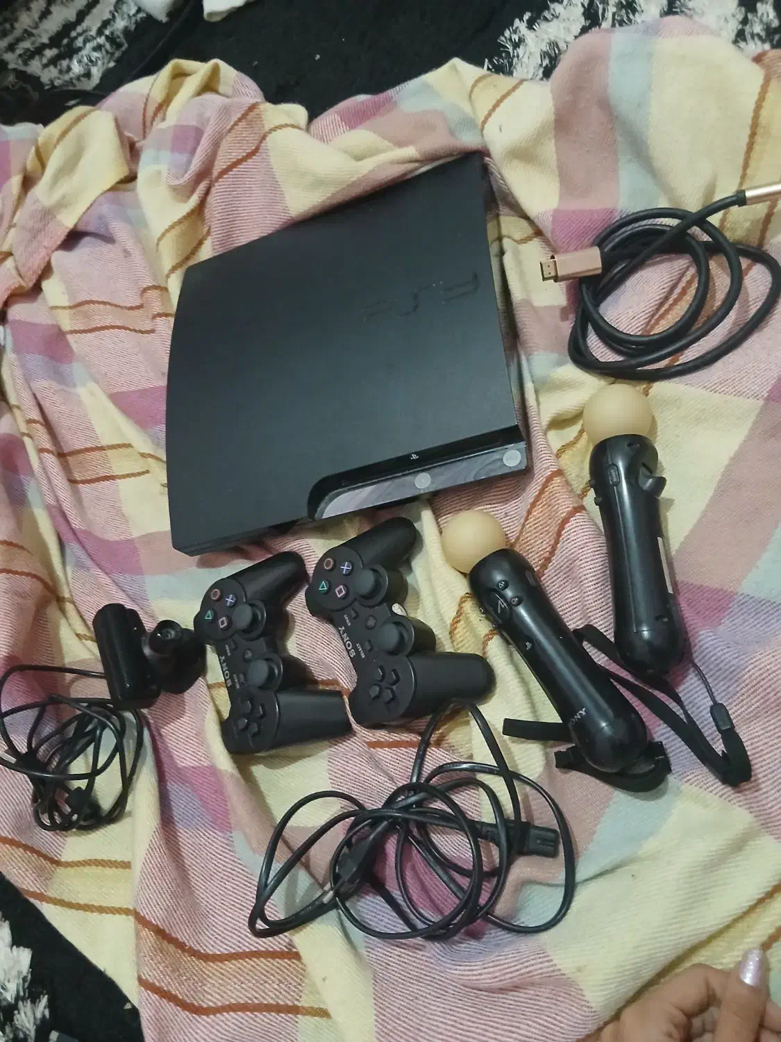 دستگاه ps3  باهمه لوازم و کپی خور|کنسول، بازی ویدئویی و آنلاین|رشت, بوسار|دیوار