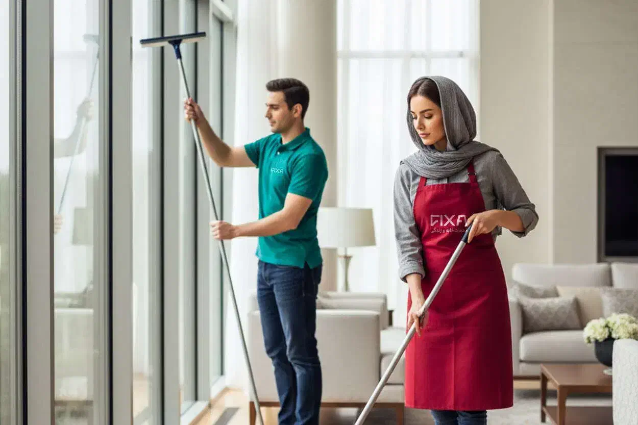 نظافت و تمامی خدمات فنی منازل شرکت و اداری|خدمات پیشه و مهارت|سنندج, |دیوار