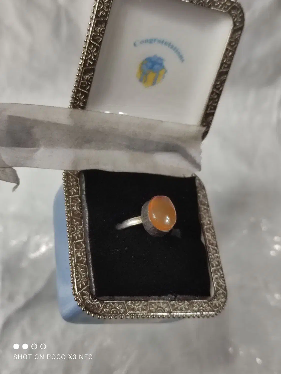 انگشتر نقره گردن بند ،سنگ ،تسبیح زنجیر|جواهرات|خمینی‌شهر, |دیوار