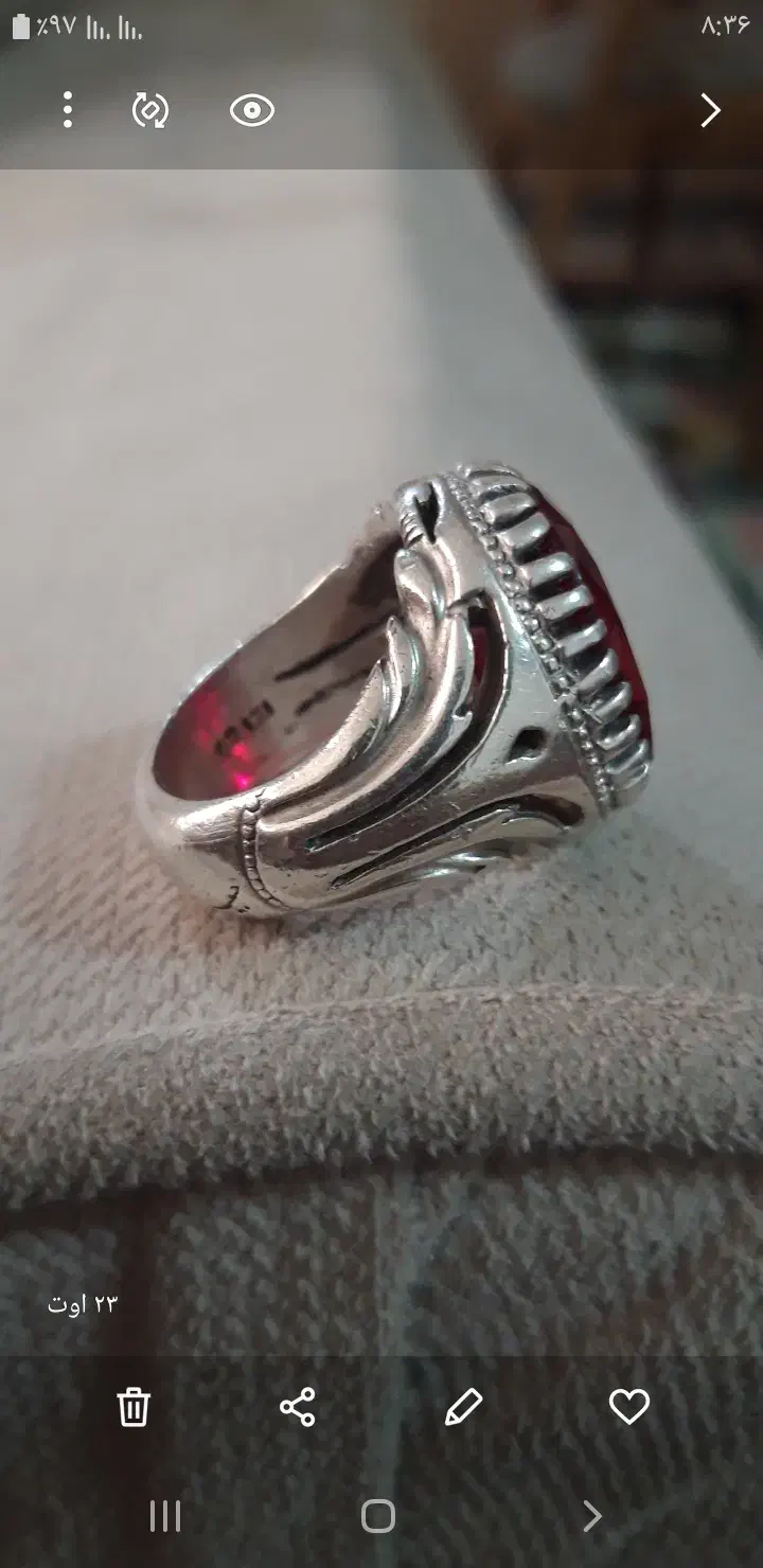 انگشتر یاقوت سرخ افریقا معاوضه|جواهرات|شهریار, شهرک شاهد|دیوار