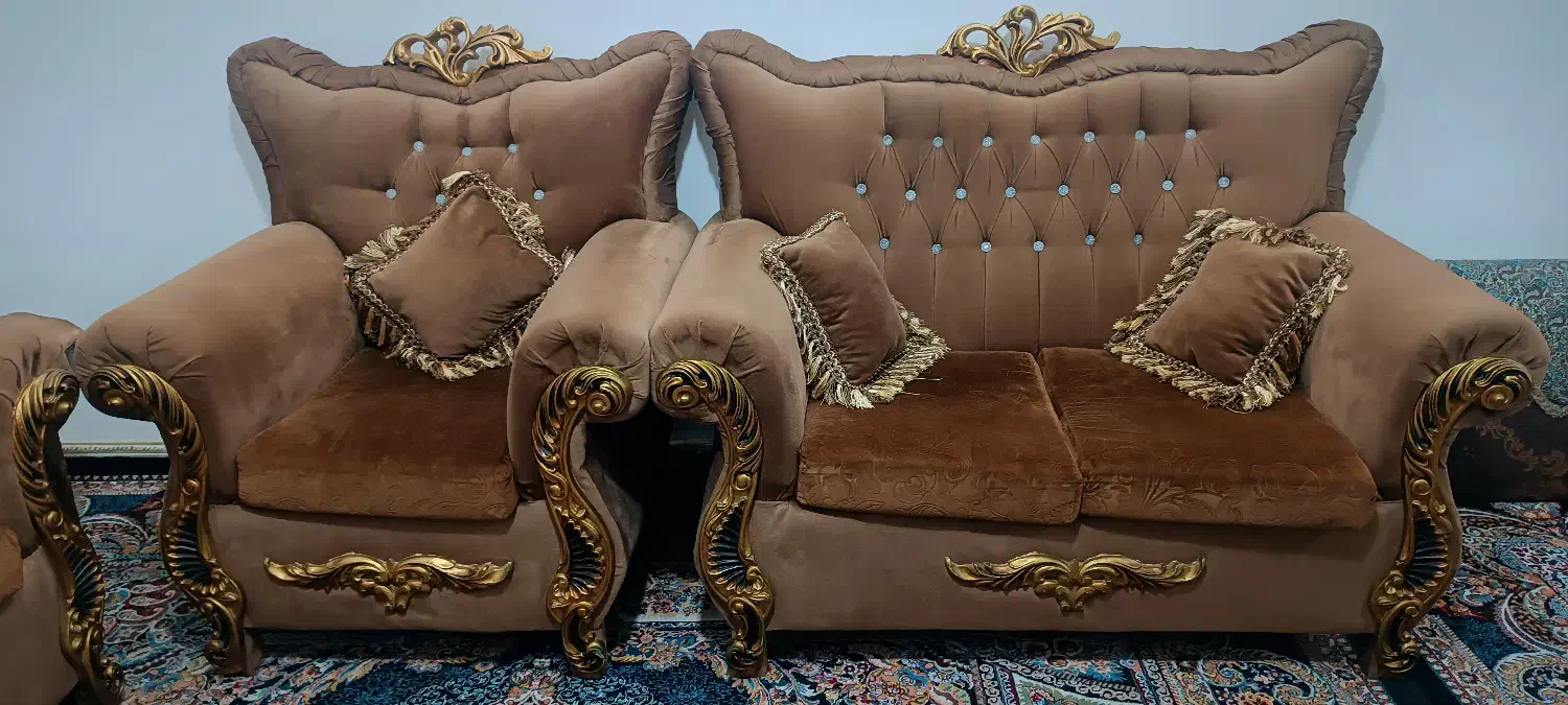 مبل راحتی(۸نفره)|مبلمان خانگی و میز عسلی|آمل, |دیوار