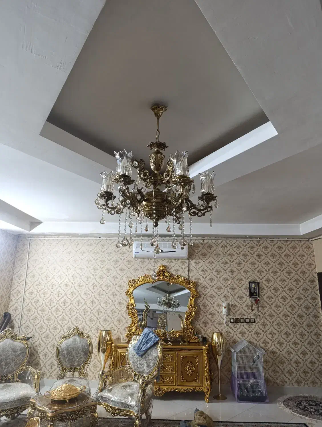 لوستر و پایه سالنی|لوستر و چراغ آویز|مشهد, مصلی (کارمندان اول)|دیوار