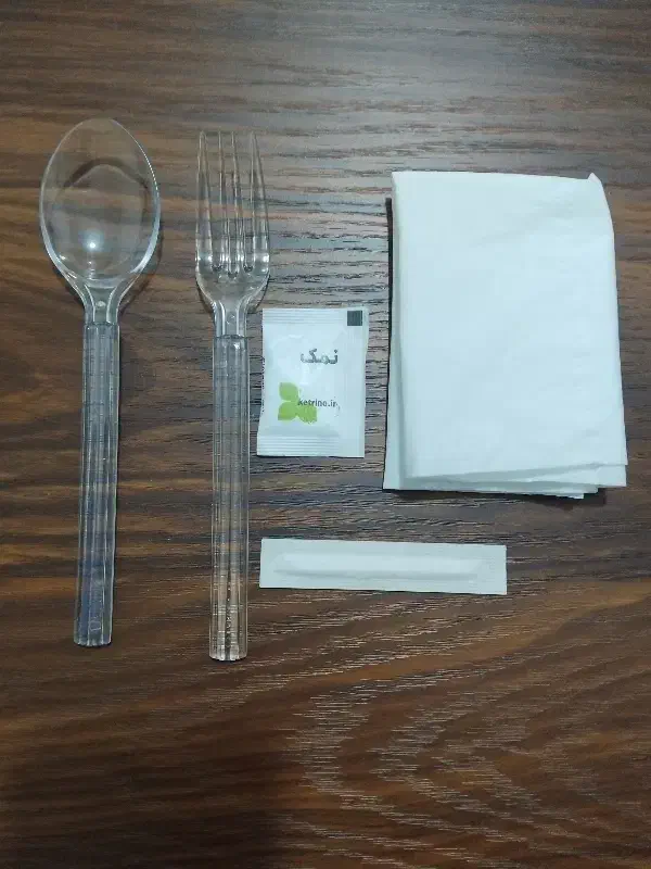 قاشق چنگال|ظروف نگهدارنده، پلاستیکی، یک‌بارمصرف|قم, علی آباد سعدگان|دیوار