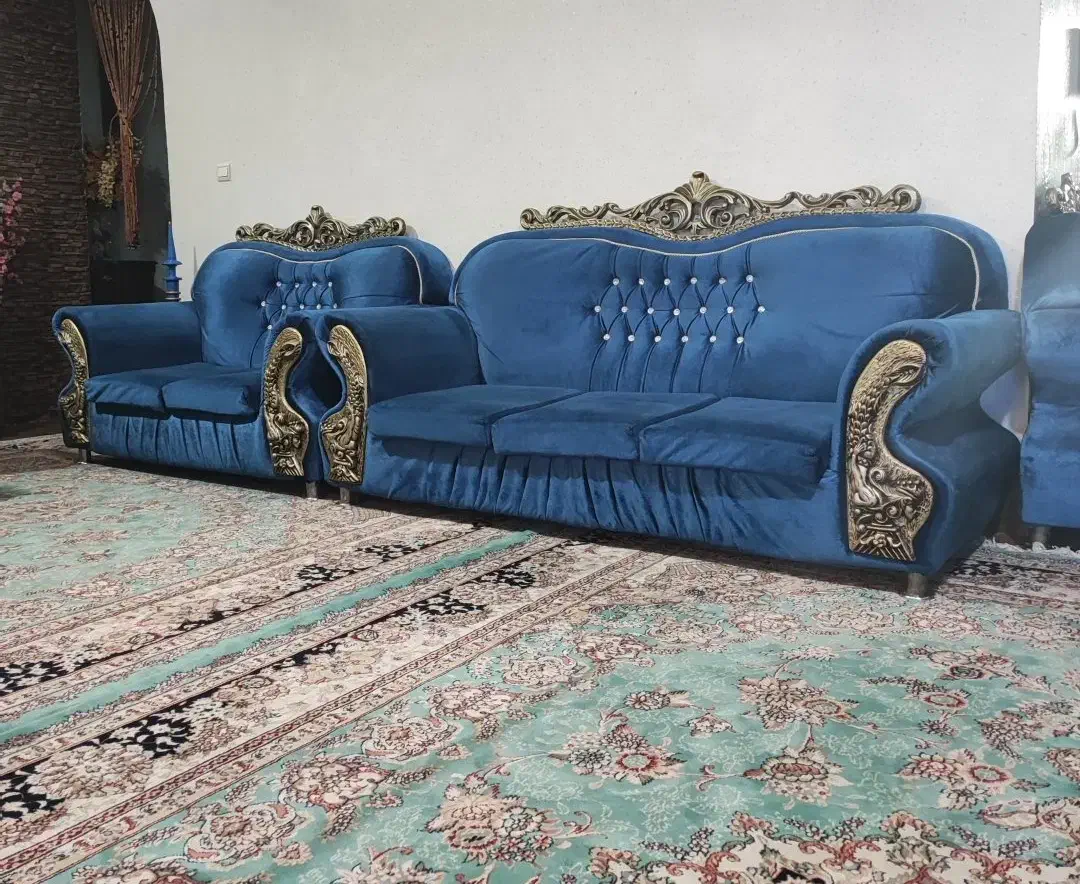 مبل راحتی نیمه استیل|مبلمان خانگی و میز عسلی|گرگان, |دیوار