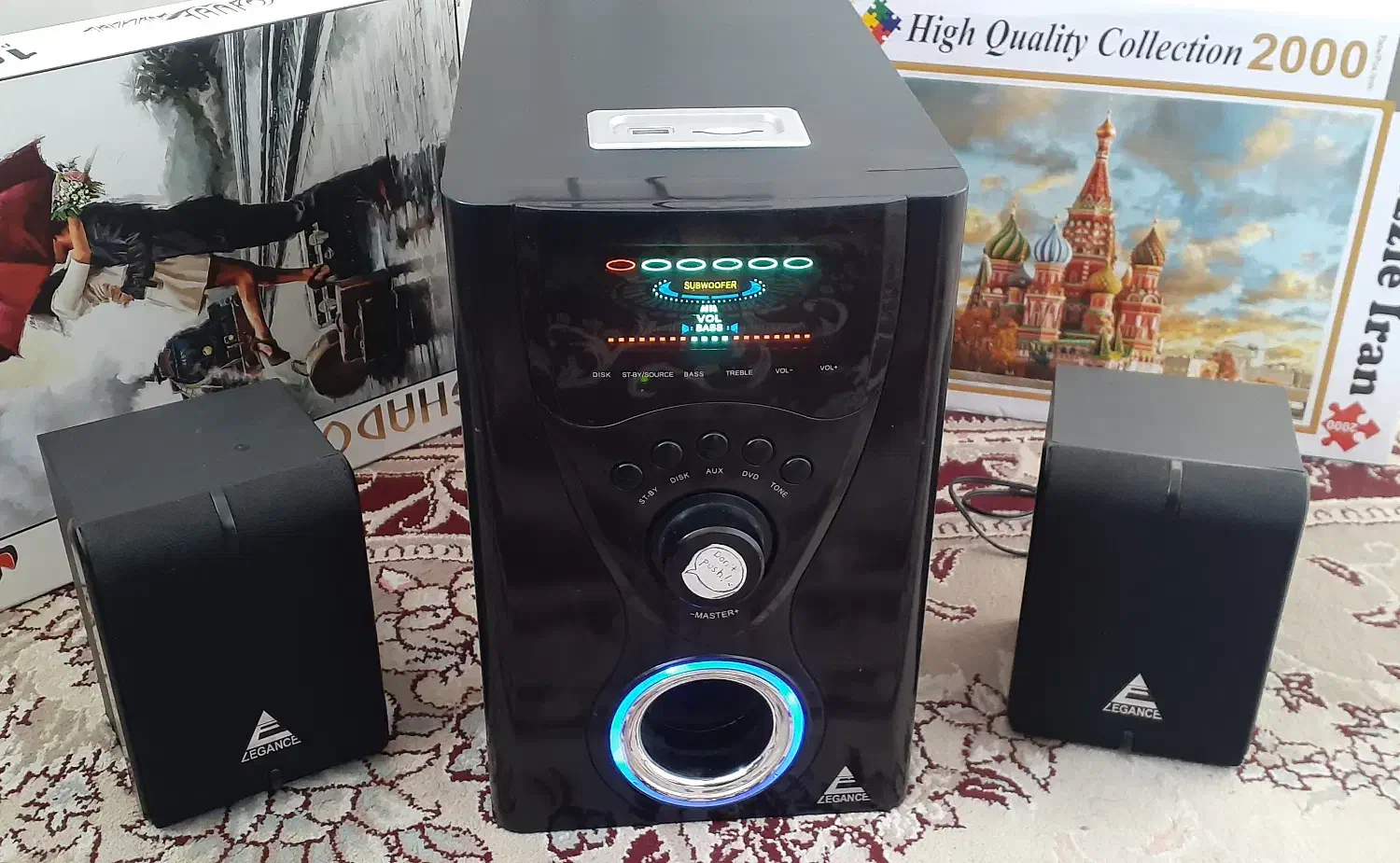 اسپیکر کامپیوتر ELEGANCE با قدرت ۸۰ وات RMS|قطعات و لوازم جانبی رایانه|شیراز, ده پیاله|دیوار