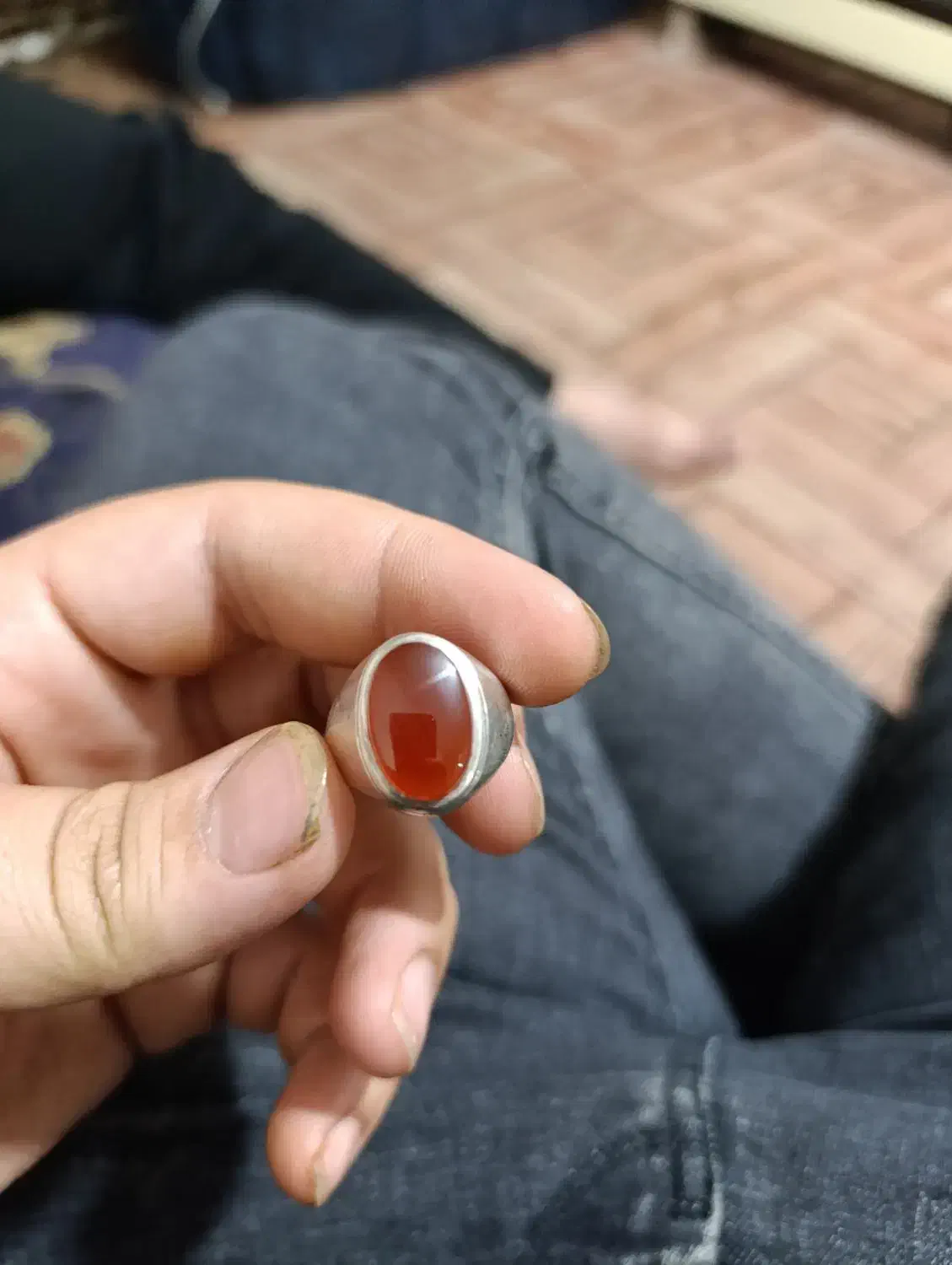 انگشتر عقیق|جواهرات|خمینی‌شهر, |دیوار