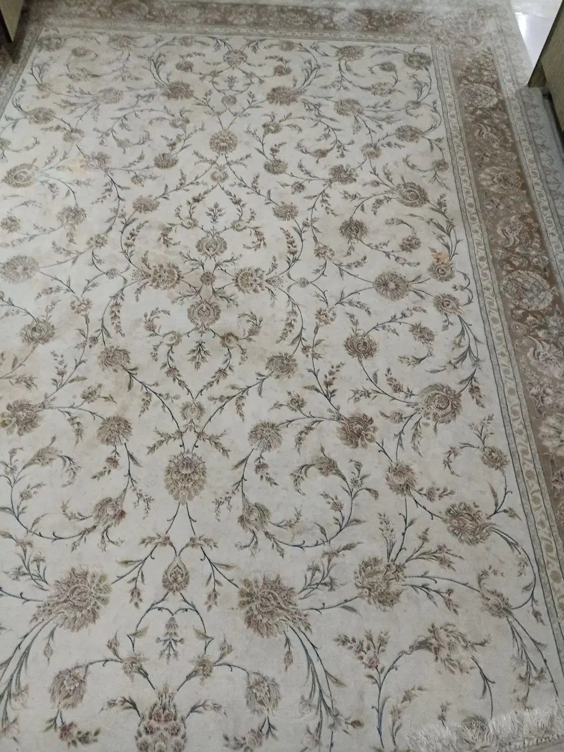 فرش ماشینی نگین نشهد 9متری|فرش|نور, |دیوار