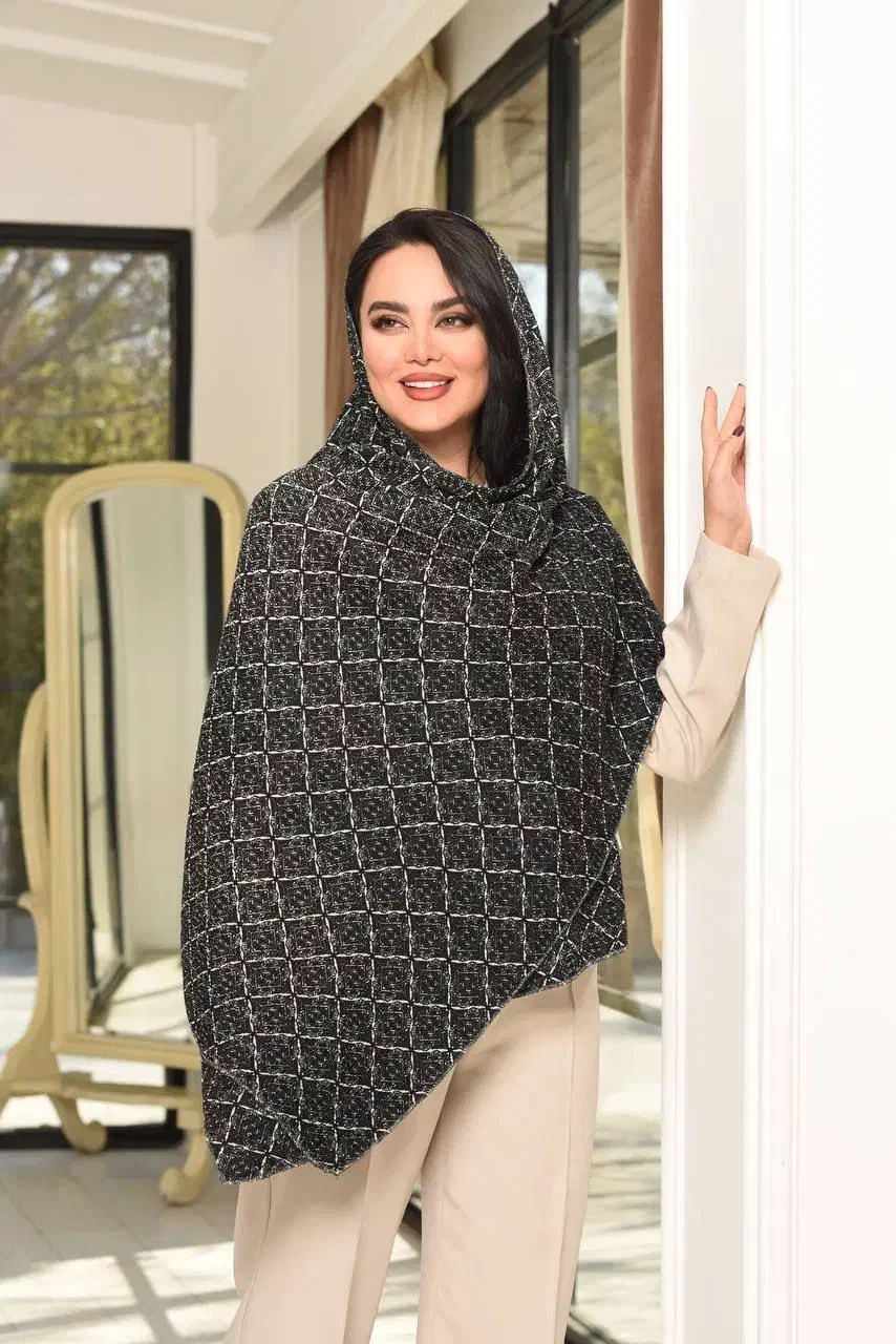 شال پلیسه بُرشکا لمهدار|لباس|سردشت, |دیوار