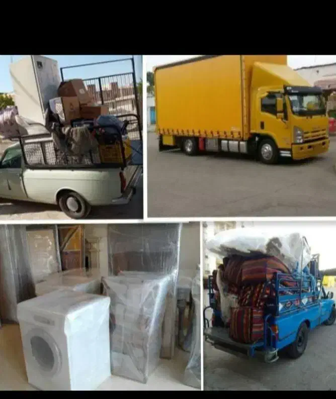 باربری نمونه حمل اثاثیه منزل و..وانت بار وکارگران|خدمات حمل و نقل|رشت, جانبازان|دیوار