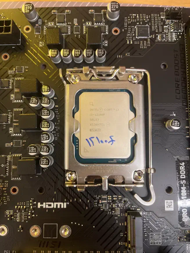 Core i3-12100 به‌همراه کولینگ|قطعات و لوازم جانبی رایانه|قزوین, |دیوار