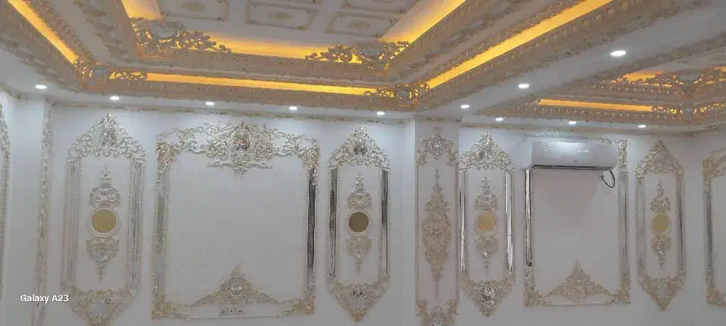 رنگ آمیزی گچبری نقاشی کناف لاین نوری کاشی قاب بندی|خدمات پیشه و مهارت|بندرعباس, |دیوار