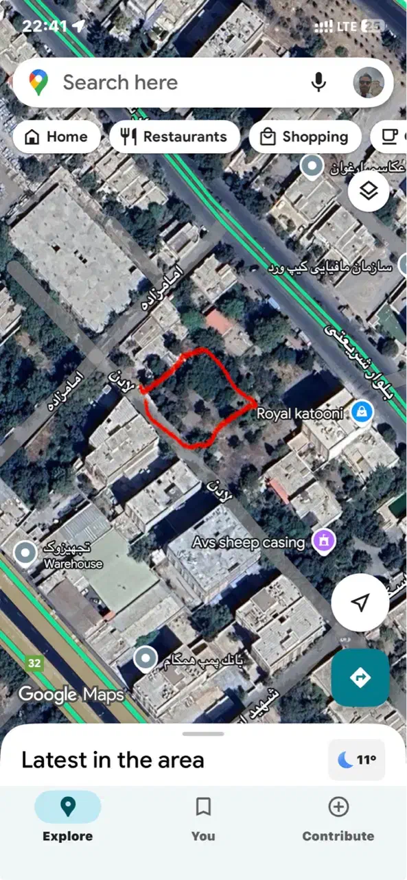 ۵۱۰ متر زمین مسکونی سند تک برک|مشارکت در ساخت املاک|کرج, شهرک احمدیه‎|دیوار