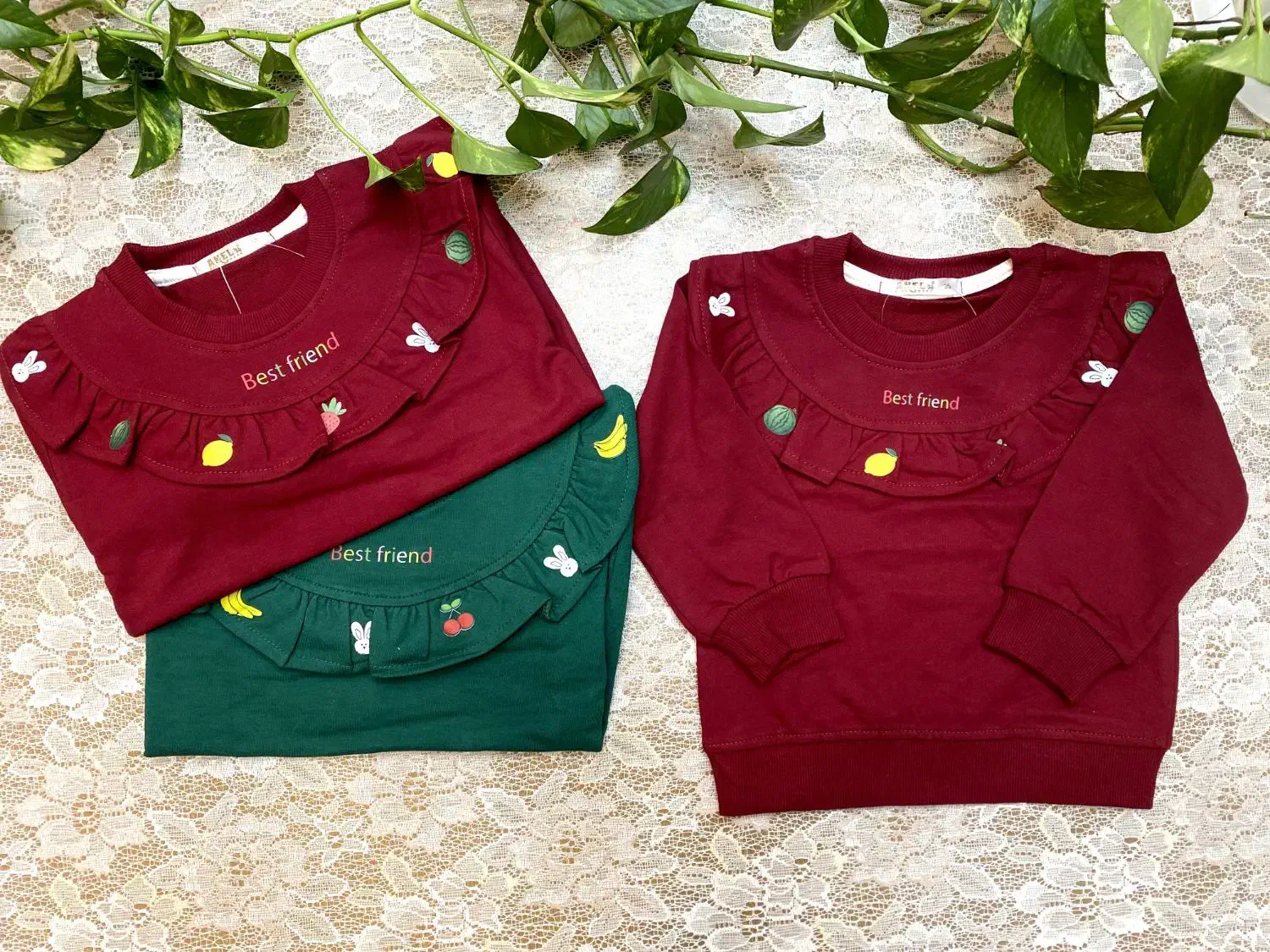 بلوز دخترانه یلدایی|کفش و لباس بچه|رستمآباد, |دیوار